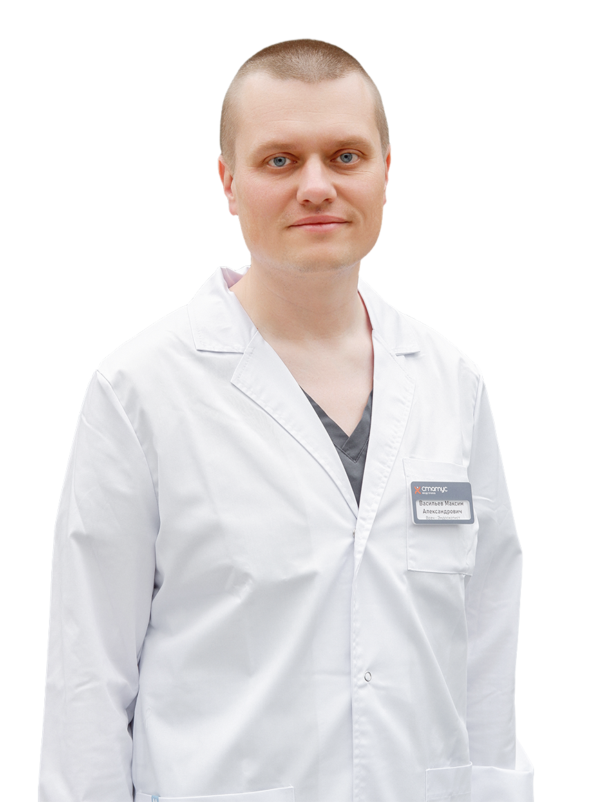 Васильев Максим Александрович, Врач ультразвуковой диагностики, врач-эндоскопист, врач-анестезиолог-реаниматолог высшей категории